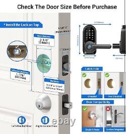 Veise Smart Lock, Keyless Entry Door Lock with Handle, APP Control Fingerprin