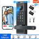 Video Smart Door Lock With Handle, Fingerprint Keyless Entry Electronic Keypad