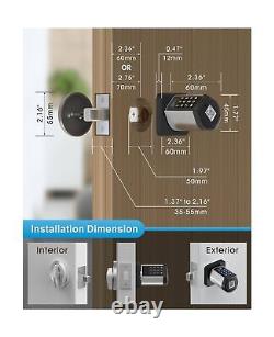 WELOCK Safer Keyless Entry Door Lock Deadbolt, Smart Bluetooth Locks Deadbolt