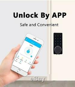 WIFI Bluetooth Smart Digital Door Lock Deadbolt Keyless mobileAPP Touch Password