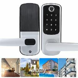WIFI Electronic Handle Door Lock Smart Fingerprint Password Card Keys Anti-theft