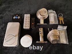 WYZE Lock, Gateway, Keypad and Keyed Deadbolt bundle. Keyless Entry Smart Lock