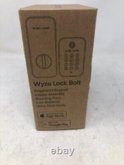 WYZE Smart Lock, Fingerprint Keyless Entry, Bluetooth Deadbolt Replacement, In-A