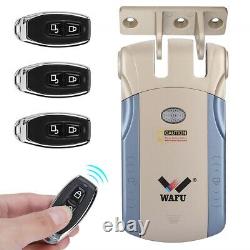 Wafu Keyless Invisible Electronic Door Lock with Remote Control Home Security
