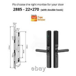 Waterproof Outdoor Lock Fingerprint Keyless APP Electronic Glass Sliding Door