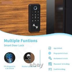WiFi Electronic Lock with Fingerprint/smart card/password App unlock keyless