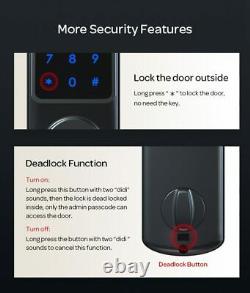 WiFi Keyless Keypad remote control Electronic Digital Smart Door lock TUYA APP