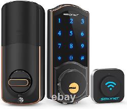 WiFi Smart Deadbolt Door Lock Remote ControlDigital Electronic Keyless Bluetooth