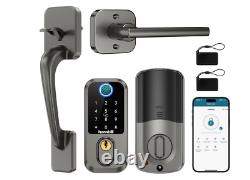 WiFi Smart Deadbolt Lock with Handle Hornbill Keyless Entry Front Door Lock Set