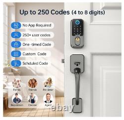 WiFi Smart Deadbolt Lock with Handle Hornbill Keyless Entry Front Door Lock Set