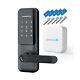 Wifi Smart Door Lock, Keyless Entry With Fingerprint, Keypad, Stainless Steel