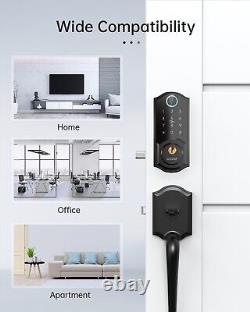 WiFi Smart Door Lock SMONET Fingerprint Keyless Entry Electronic Keypad Deadbolt