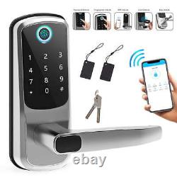 WiFi Smart Door Lock withHandle Touch Fingerprint Digital Keyless Entry Door Locks