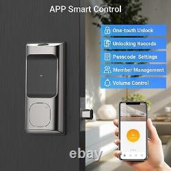 WiFi Smart Fingerprint Door Lock 5-in-1 Keyless Entry Deadbolt with Built-in