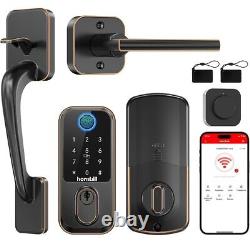 WiFi Smart Locks for Front Door Hornbill Keyless Entry Door Lock with Handle