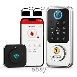 Wifi Smart Door Lock Keyless Entry With G2 Gateway Fingerprint Deadbolt Locks