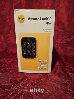 Yale Assure Smart Lock 2 Key-Free Touchscreen Black Suede YRD450