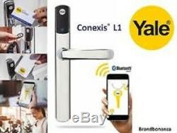 Yale Conexis L1 Smart Door Lock. Bluetooth Keyless Tag