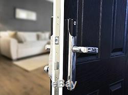 Yale Conexis L1 Smart Door Lock Chrome Keyless PVC Composite Smartphone Security