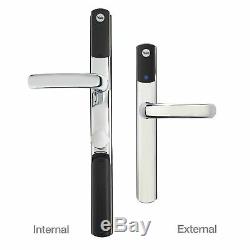 Yale Conexis L1 Smart Door Lock Chrome Keyless PVC Composite Smartphone Security