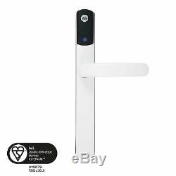 Yale Conexis L1 Smart Door Lock White Keyless Bluetooth Security Handle