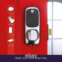 Yale Keyless Connected Ready Smart Door Lock Touch Screen Keypad Wireless Silver