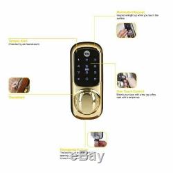 Yale Keyless Connected Touch Screen Smart Door Lock BRASS RFID PIN CODE