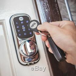 Yale Keyless Connected Touch Screen Smart Door Lock CHROME RFID PIN CODE