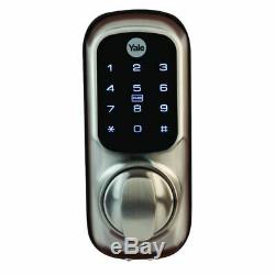 Yale Keyless Connected Touch Screen Smart Door Lock SATIN RFID PIN CODE