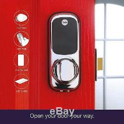 Yale Keyless Ready Smart Door Lock for Alexa Chrome