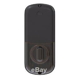 Yale Locks B1L Lock Push Button with Z-Wave Bronze+Smart Plug & Extended Warranty