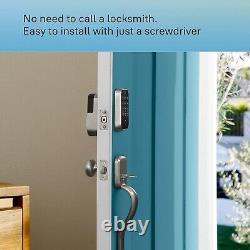 Yale Security Assure Lock 2 WiFi Keypad Smart Lock Back-Up Key Satin Nickel