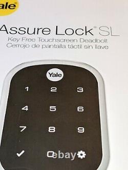 Yale Security Assure Lock SL KEYLESS Touchscreen Deadbolt Nickel YRD256-NR-619