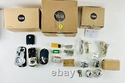 Yale Security Assure Lock Sl Satin Nickel Double-Cylinder Deadbolt with Lighted