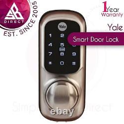 Yale Smart Home Keyless Connected Door Lock? Internal Alarm? Touch Keypad? Nickel