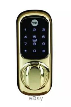 Yale Smart Living YD-01-CON-NOMOD-PB Keyless Connected Ready Smart Door Lock, Po