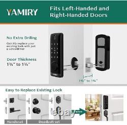 Yamiry Fingerprint Door Lock, Smart Deadbolt, Smart Locks for Front Door, Keyles