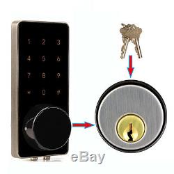 Zinc Alloy Smart Lock Bluetooth Enabled Keyless Home Entry Smartphone Apartment
