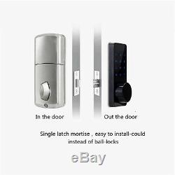 Zinc Alloy Smart Lock Bluetooth Enabled Keyless Home Entry Smartphone Apartment