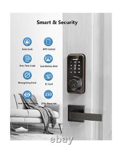 Zowill WiFi Smart Lock, Keyless Entry Door Lock with APP Control, Touchscreen