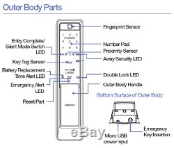 2019 Samsung Shp-dp960 Numérique Intelligent D'empreintes Digitales De Verrouillage De Porte Sans Clé Coréen Ver