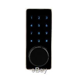 2pcs Panneau De Verrouillage Sans Clé Bluetooth De Serrure De Porte Intelligente Par Smartphone Home Entry Locks