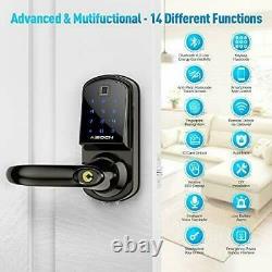 Aibocn Empreinte De Doigt Smart Lock Porte D'entrée Sans Clé Avec Écran Tactile Bluetooth