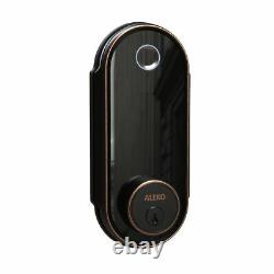 Aleko 3-en-1 Keyless Entry Smart Door Fingerprint Lock Avec Clavier Tactile
