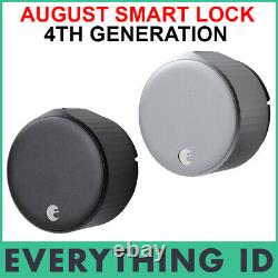 Août Wi-fi Smart Lock 4ème Gen Keyless Quitte Install Digital Door Smartlock