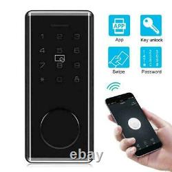 App+password+rfid Card+key Déverrouillez La Télécommande Smart Door Lock Touch Keypad