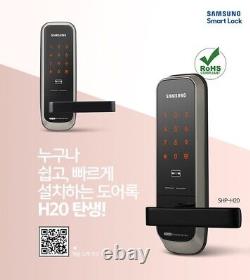 Auto-installation Samsung Shp-h20 Digital Mortise Door Lock Smart Door+manuel Anglais