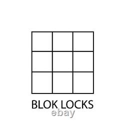 BLOK LOCKS Serrure intelligente à empreinte digitale, serrure de porte à clavier avec verrouillage à pêne dormant, entrée sans clé