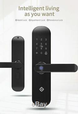 Biométrique D'empreintes Digitales De Verrouillage De Porte Sans Clé Smart Entry Sécurité Wifi Rfid Unlock