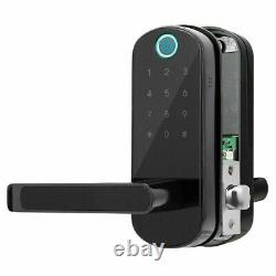 Bluetooth App Fingerprint Card Mot De Passe Smart Door Lock Home Security Keyless